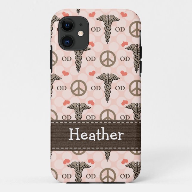 Optometrist OD Caduceus Case-Mate iPhone Case (Back)