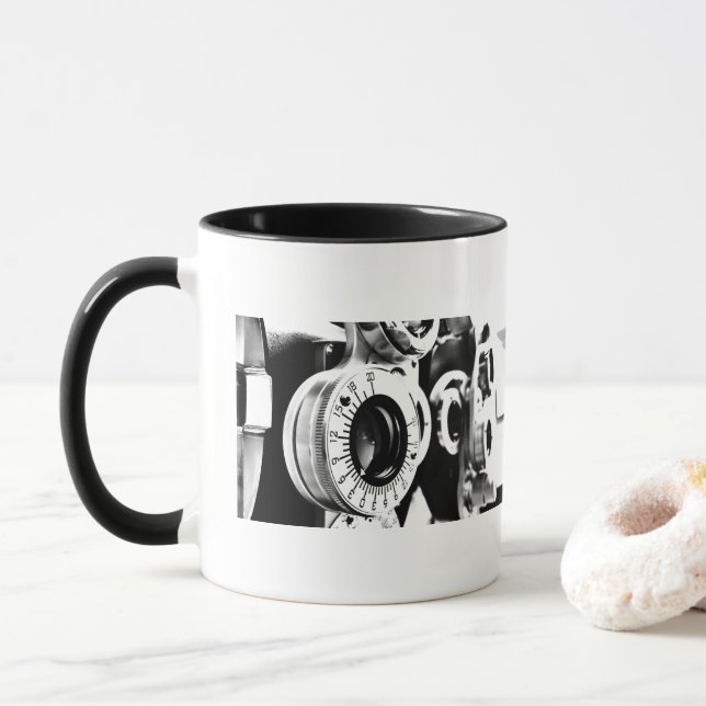 Optometrist Ophthalmologist Eye Destiny Destiny'S Mug (With Donut)
