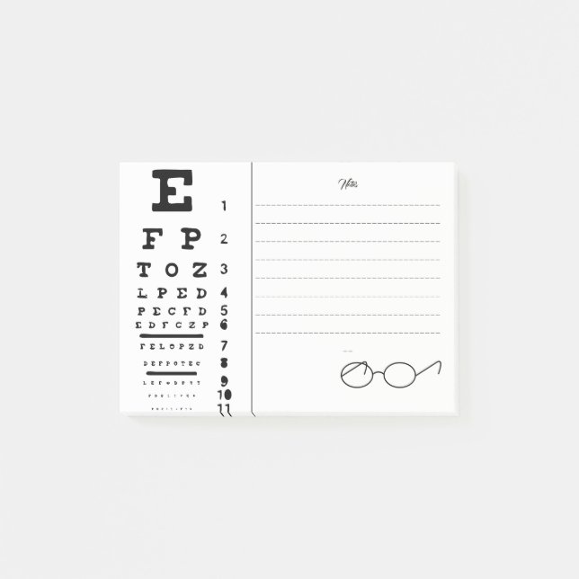 Optometrist Ophthalmologist Eye Destiny'S Destiny Post-it Notes (Front)