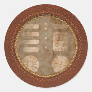 Optometrist - Optical Confusion Classic Round Sticker