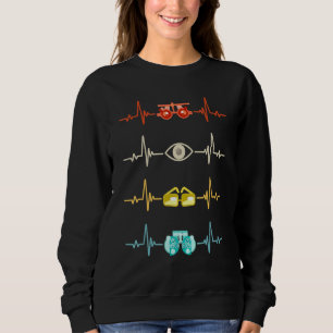 Optometrist Optician Optometry Ophthalmologist Hea Sweatshirt