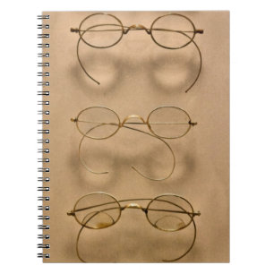 Optometrist - Simple gold frames Notebook