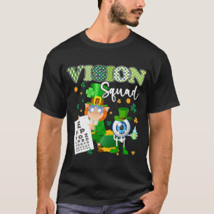 Optometrist St Patricku2019s Day Vision Squad Opto T-Shirt
