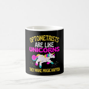 Optometrist Unicorn , Magical Unicorn Optometry Coffee Mug