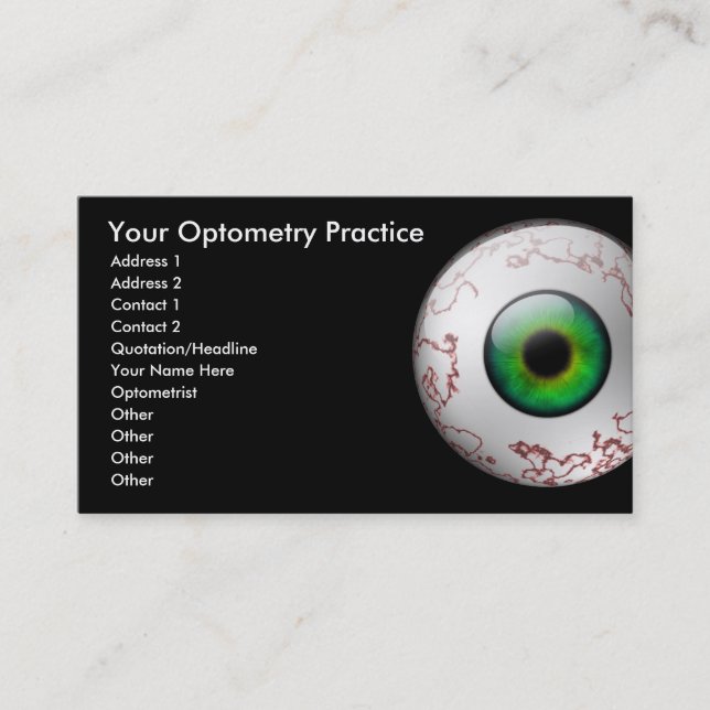 Optometry card (Front)