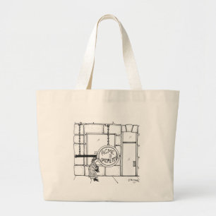 Optometry Cartoon 3070 Large Tote Bag