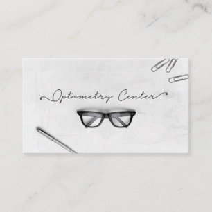 Optometry Centre Glasses Business Card