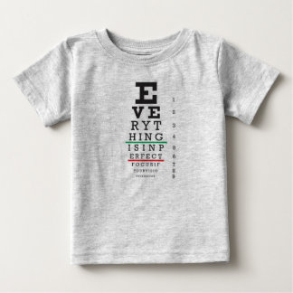 Optometry Eye Chart Illustration Baby T-Shirt