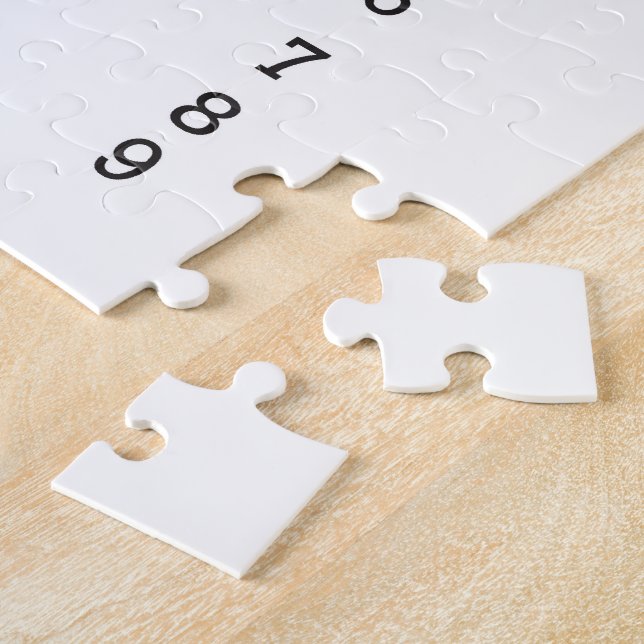 Optometry Eye Chart Jigsaw Puzzle (Side)