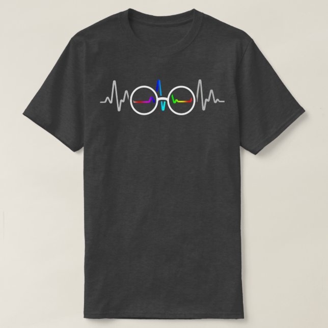 Optometry Heartbeat T-Shirt (Design Front)