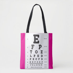 Optometry Ophthomolgist Eye Doctor Eye Chart Tote  Bag