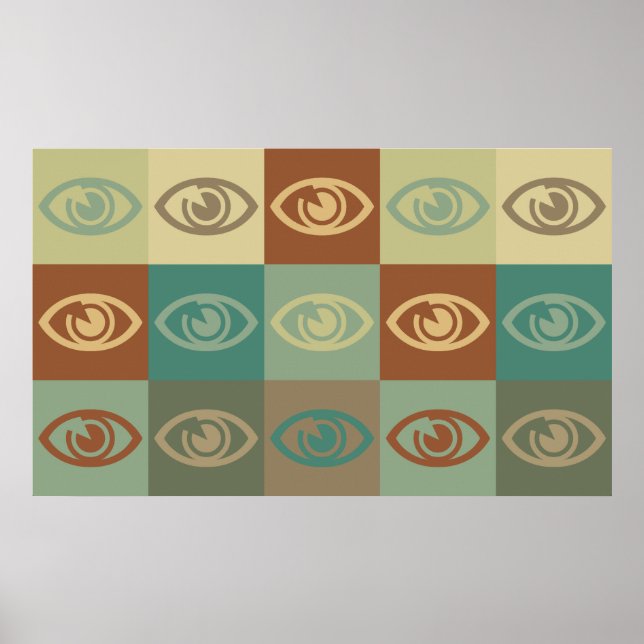 Optometry Pop Art Poster (Front)