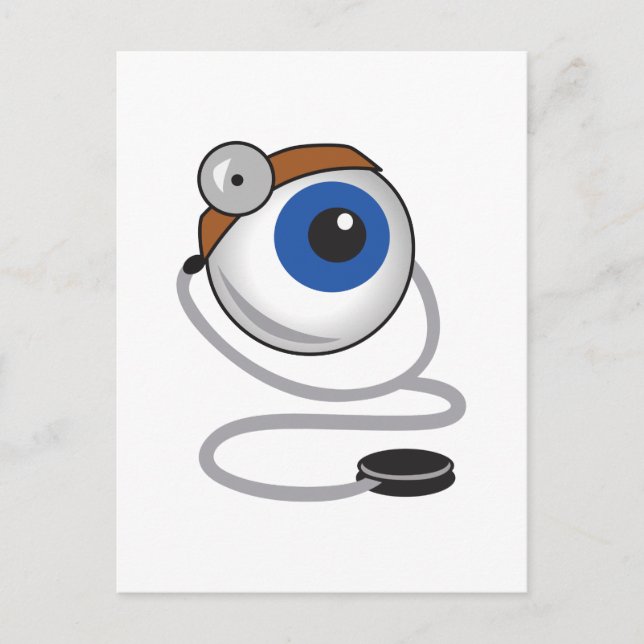OPTOMITRIST EYE POSTCARD (Front)