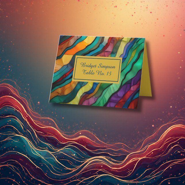 Opulent African destination wedding guest card (Creator Uploaded)