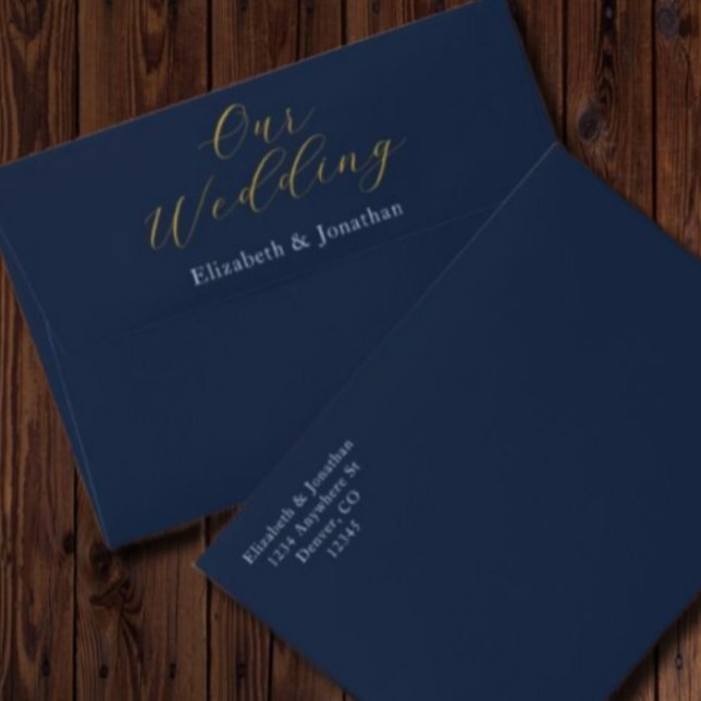 Opulent Blue Wedding Envelope (Creator Uploaded)