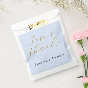 Opulent Blue Wedding Favour Bag