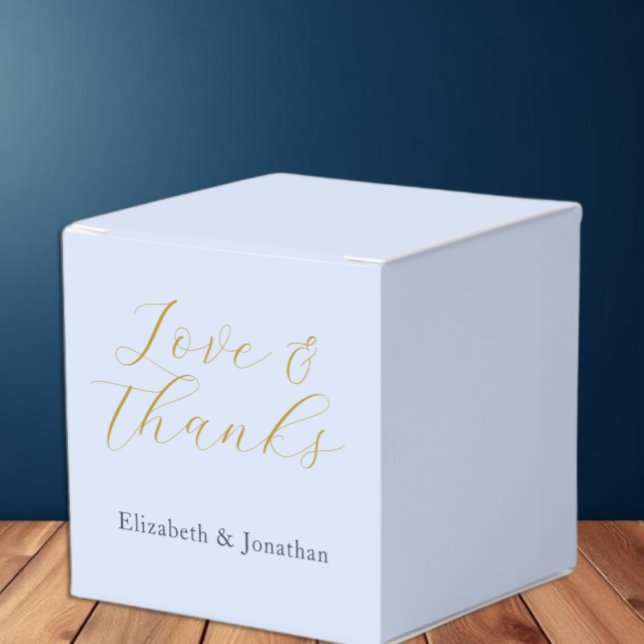 Opulent Blue Wedding Favour Box (Creator Uploaded)