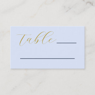 Opulent Blue Wedding Place Card