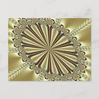 Opulent Celebration Fractal Postcard