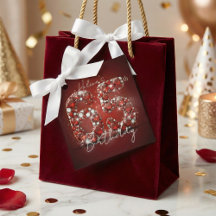 Opulent Elegant Ruby Red Gemstones 65th Birthday