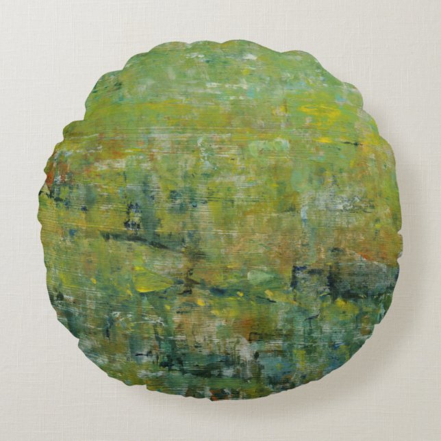 Opulent Field II Round Cushion (Front)