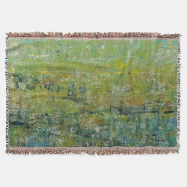 Opulent Field II Throw Blanket (Front)