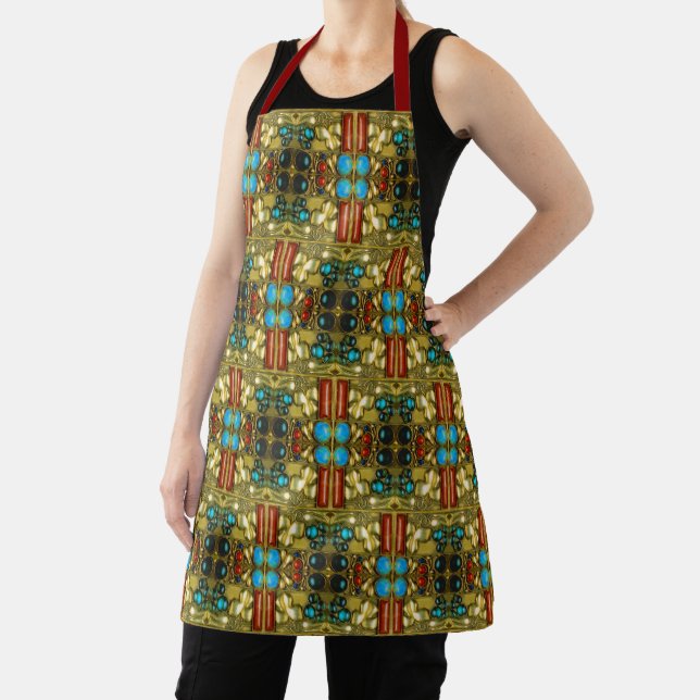 Opulent Josef Hoffmann Design Apron (Insitu)