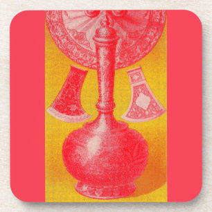 opulent mid-Victorian print decanters and... Coaster