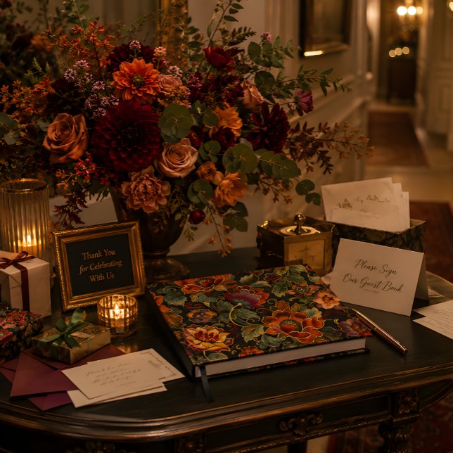 Opulent Vintage Floral Guest Book (Creator Uploaded)