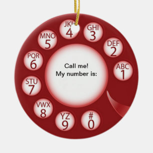 OPUS Call the Man! Ceramic Tree Decoration