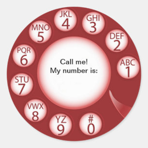 OPUS Call the Man! Classic Round Sticker