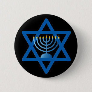 OPUS CHANGEABLE Hanukkah 6 Cm Round Badge