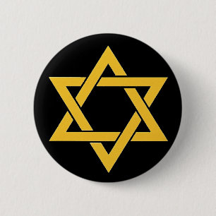OPUS CHANGEABLE Star of David 6 Cm Round Badge