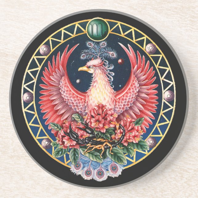 OPUS CHANGEABLE Zodiac Scorpio Coaster (Front)