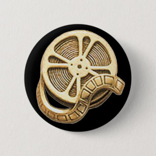 OPUS Gold Film Reel 6 Cm Round Badge