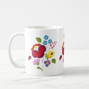 OPUS Hungarian Flower Embroidery Coffee Mug
