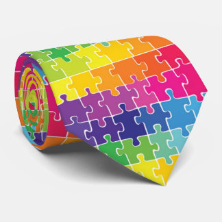 OPUS Jigsaw Puzzle Pieces - Double Sided Tie