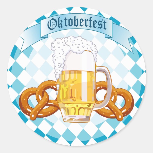 OPUS Oktoberfest Classic Round Sticker (Front)