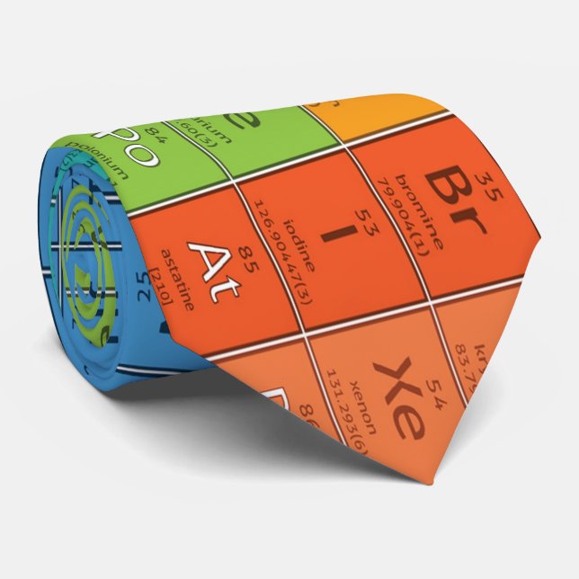OPUS Periodic Table of the Elements Tie (Rolled)