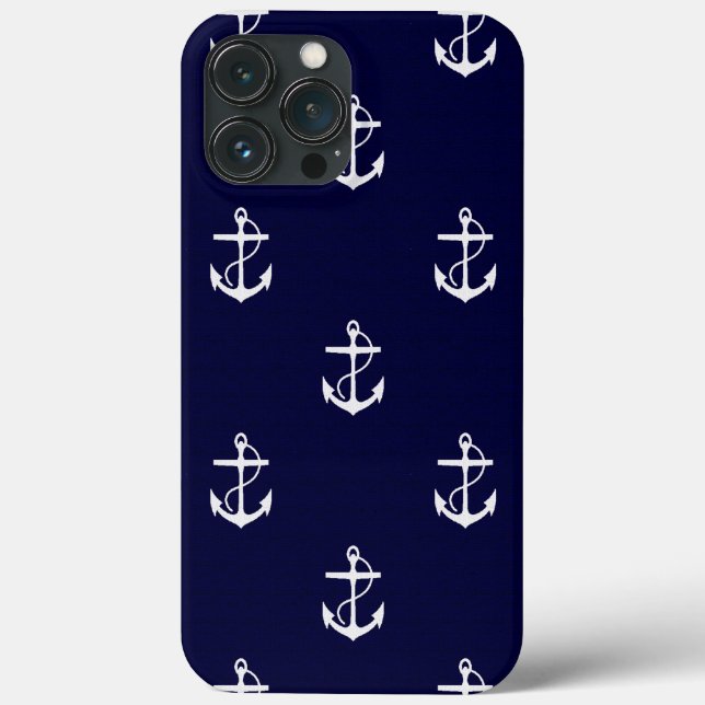 Opus Posh Anchor Nautical Case-Mate iPhone Case (Back)