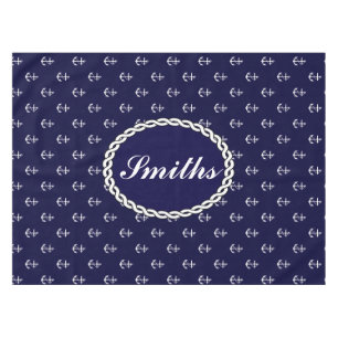 Opus Posh Anchor Nautical Custom Tablecloth