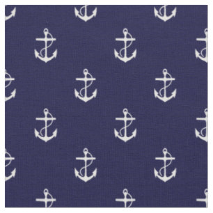 Opus Posh Anchors Nautical Fabric