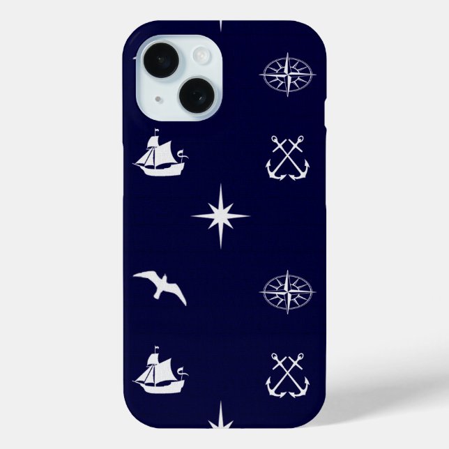 Opus Posh Nautical Case-Mate iPhone Case (Back)
