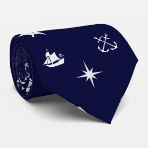 Opus Posh Nautical Mixed Symbols Custom Tie