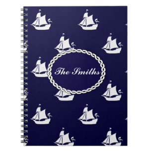 Opus Posh Tall Ships Nautical Design Notebook