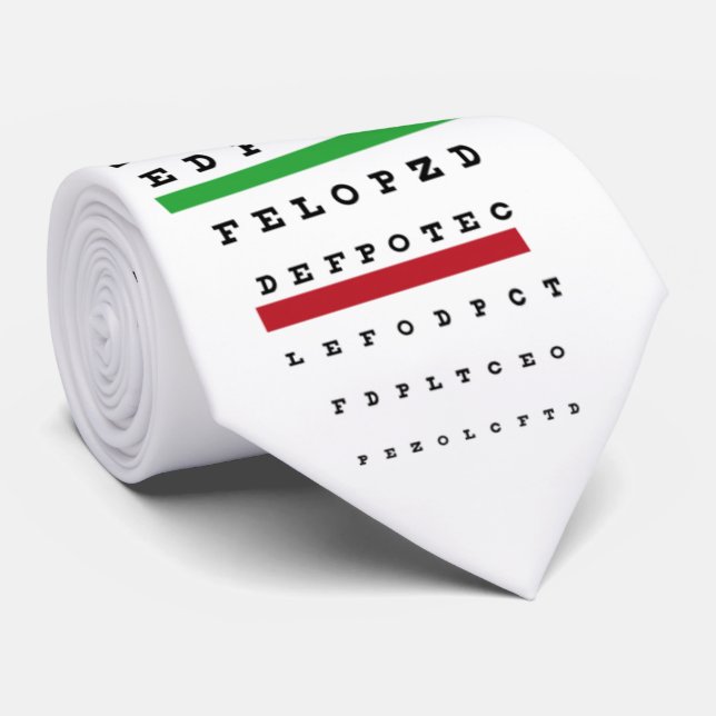 OPUS Snellen Eye Chart - Double Sided Tie (Rolled)