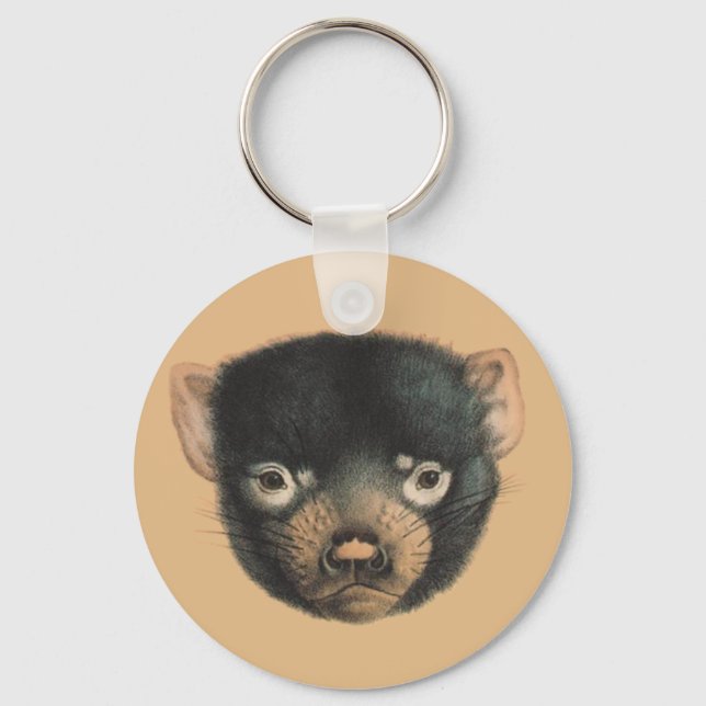 OPUS Tassie Devil: On the Edge of Extinction Key Ring (Front)