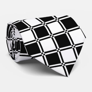 OPUS Ultimate Black and White Sillitoe Tartan Tie