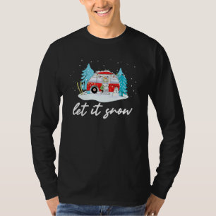 Oqja Let Snow It Camping Rv Merry Xmas Christmas C T-Shirt
