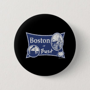 or Bust 6 Cm Round Badge